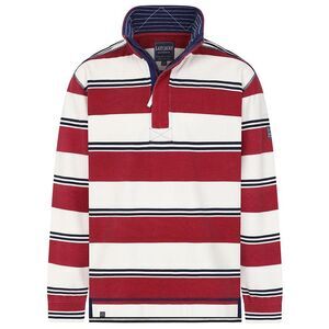 Lazy Jacks Mens Pique Sweatshirt / Rouge